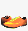 Pomarańczowe buty sportowe orliki sznurowane Casu D415-22