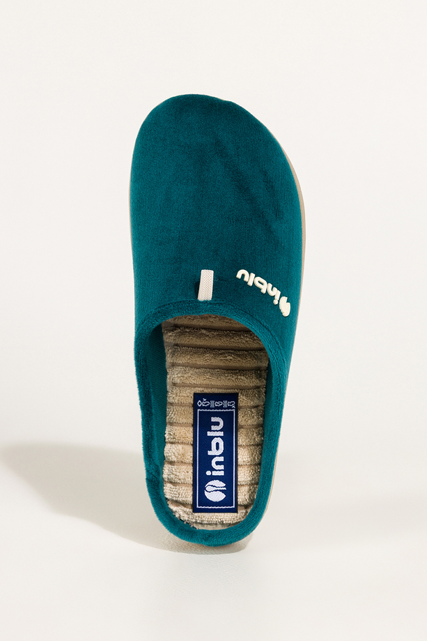 Zielone kapcie damskie Inblu obuwie domowe VG999962