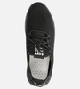 Czarne buty sportowe sznurowane Casu 20A10/B