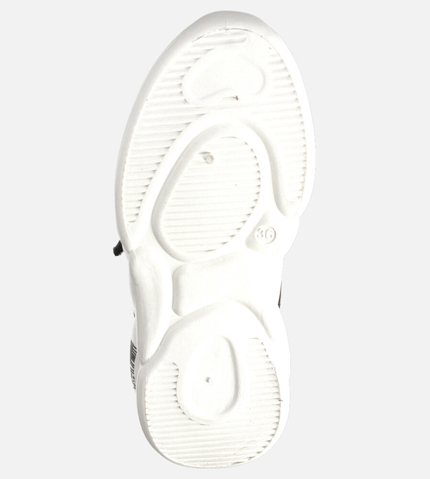 Czarne buty sportowe na rzep Casu 20P16/M