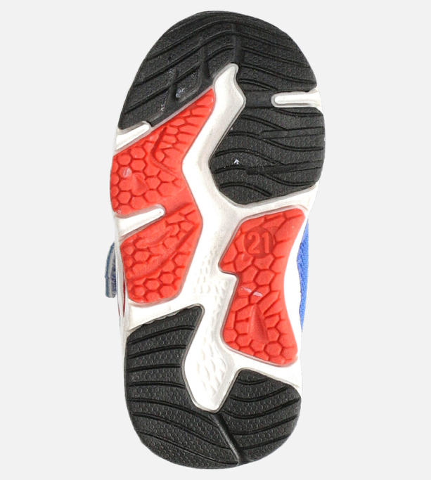 Niebieskie buty sportowe na rzep Casu 20P15/M