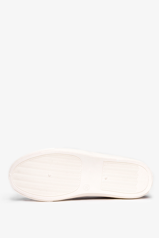 Szare buty sportowe slip on ażurowe Casu 29371
