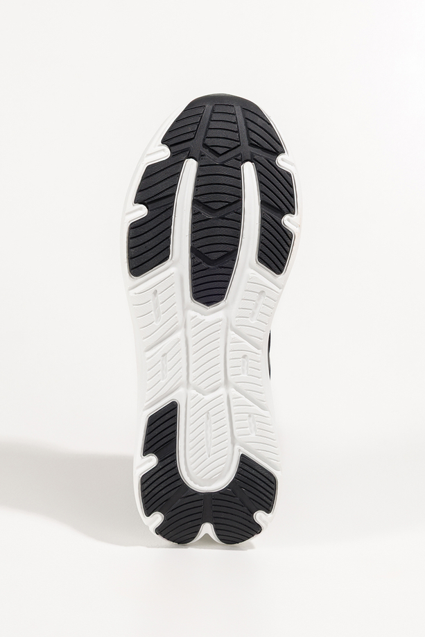 Czarne sneakersy damskie buty sportowe na siłownię biała platforma różowe wstawki sznurowane Casu 9026-1