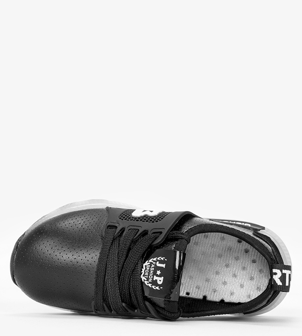 Czarne buty sportowe sznurowane Casu B331 /8