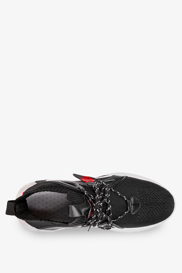 Czarne buty sportowe sznurowane Casu 27/4/21/B