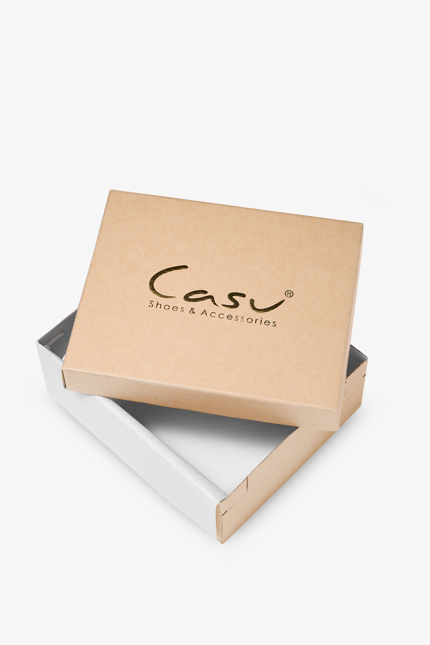 Czekoladowe sneakersy skórzane damskie buty sportowe na platformie z rudymi wstawkami sznurowane PRODUKT POLSKI Casu M8707