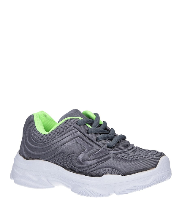 Szare buty sportowe sznurowane Casu 805B