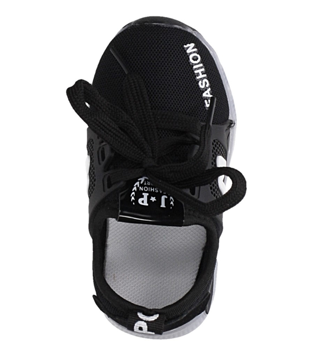 Czarne buty sportowe sznurowane Casu 332