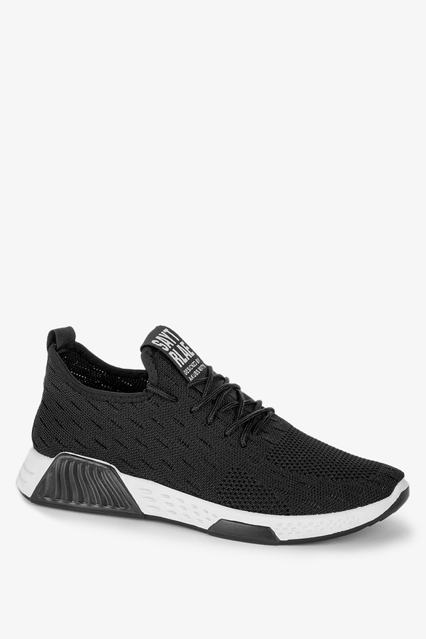 Czarne buty sportowe sznurowane Casu 36/4/21/B
