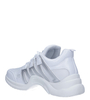 Białe buty sportowe sneakersy sznurowane Casu 7-K573C