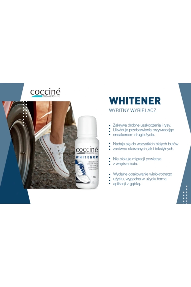 Biały korektor do butów sportowych Coccine Sneakers Whitener  75 g