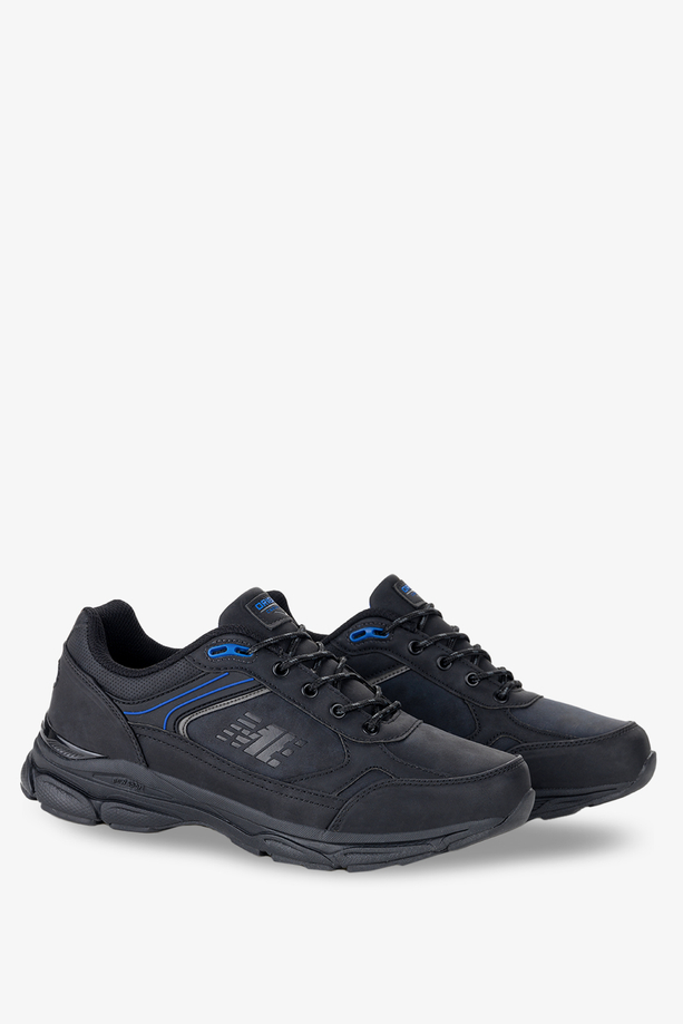 Czarne buty trekkingowe sznurowane Badoxx MXC8305-B