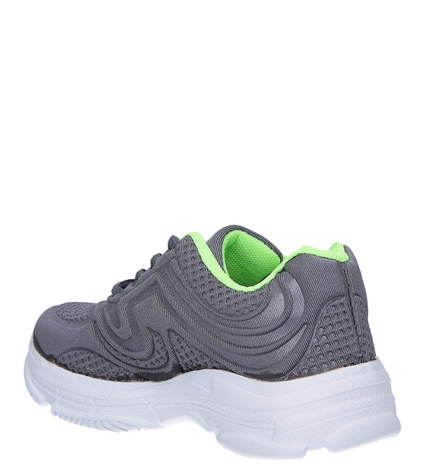 Szare buty sportowe sznurowane Casu 805B