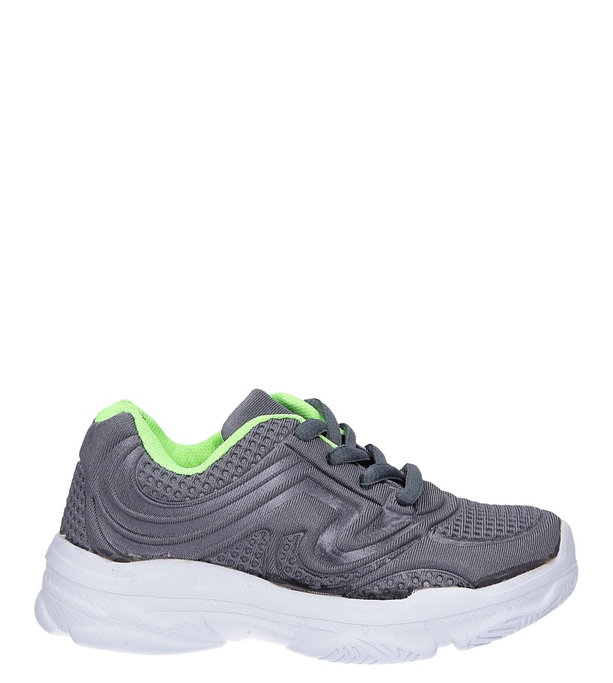 Szare buty sportowe sznurowane Casu 805B