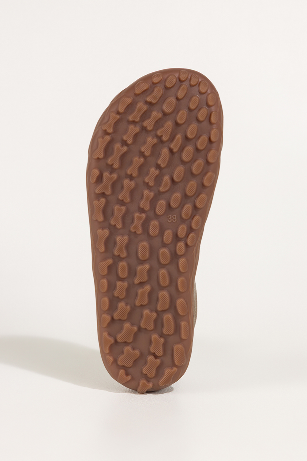 Ciemnobeżowe buty barefoot skórzane damskie szerokie na elastycznej płaskiej podeszwie elastyczne czarne sznurówki PRODUKT POLSKI Casu 89810