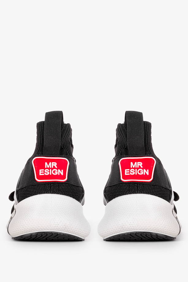 Czarne buty sportowe sznurowane Casu 27/4/21/B